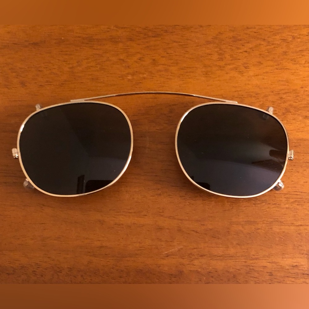Moscot Cliptosh polarized sun 46 gold